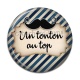 Cabochon Résine - un tonton au top