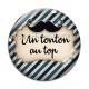 Cabochon Verre - un tonton au top