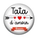 Cabochon Résine - tata d'amour forever