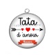 Pendentif Cabochon Argent - tata d'amour forever