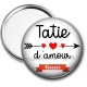 Miroir de poche - tataie d'amour forever