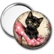 Miroir de poche - chaton chaussure