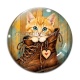 Cabochon Verre - chaton chaussure