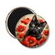 Magnet's - chat coquelicot