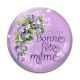 Cabochon Verre - bonne fête mamie
