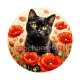 chat coquelicot