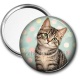 Miroir de poche - chat pois