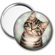 Miroir de poche - chat pois