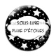 Cabochon Verre - sous une pluie d'étoiles