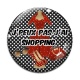 Cabochon Verre - j'peux pas j'ai shopping