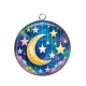 Pendentif Cabochon Argent - étoile