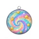 Pendentif Cabochon Argent - étoile
