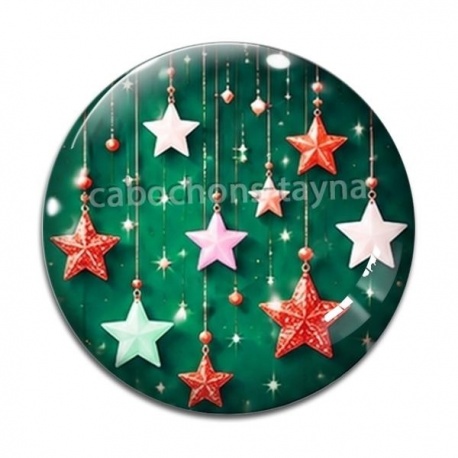 Cabochon Verre - étoile
