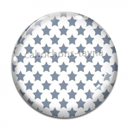 Cabochon Verre - étoile