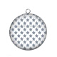 Pendentif Cabochon Argent - étoile