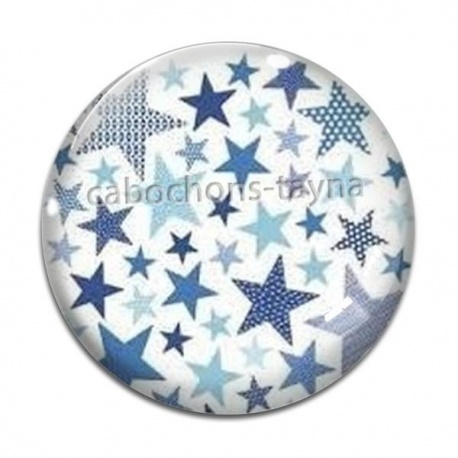 Cabochon Verre - étoile
