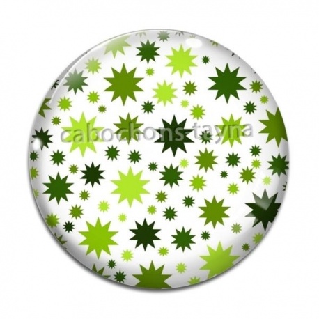 Cabochon Verre - étoile