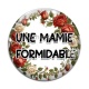 Cabochon Verre - une mamie formidable