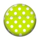 Cabochon Résine - pois vert