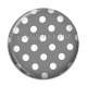 Cabochon Résine - pois gris