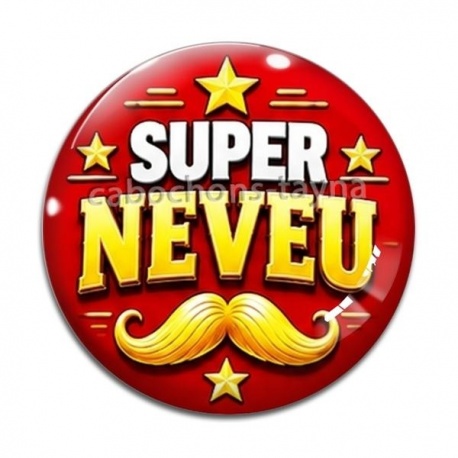 Cabochon Verre - super neveu