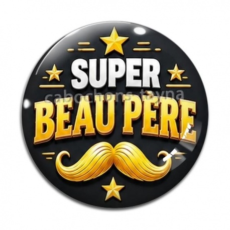 Cabochon Verre - super beau père