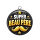 Pendentif Cabochon Argent - super beau père
