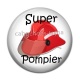 Cabochon Résine - super pompier
