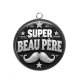 Pendentif Cabochon Argent - super beau père