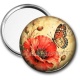 Miroir de poche - coquelicot