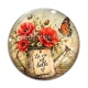 Cabochon Verre - la vie est belle