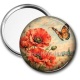 Miroir de poche - coquelicot
