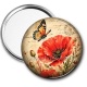 Miroir de poche - coquelicot