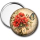 Miroir de poche - coquelicot