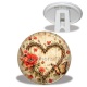 Trépied - coeur papillon coquelicot
