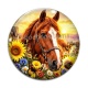 Cabochon Verre - cheval