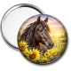Miroir de poche - cheval