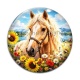 Cabochon Verre - cheval