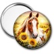 Miroir de poche - cheval