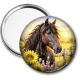 Miroir de poche - cheval