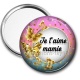 Miroir de poche - je t'aime mamie