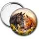 Miroir de poche - cheval