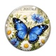Cabochon Verre - papillon