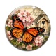 Cabochon Verre - papillon