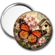Miroir de poche - papillon