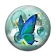 Cabochon Résine - papillon