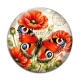 Cabochon Verre - papillon