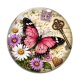 Cabochon Verre - papillon