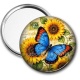 Miroir de poche - papillon