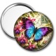 Miroir de poche - papillon